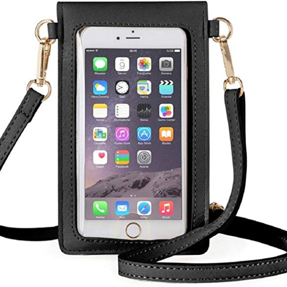 AnsTOP Lightweight Leather Phone Purse
